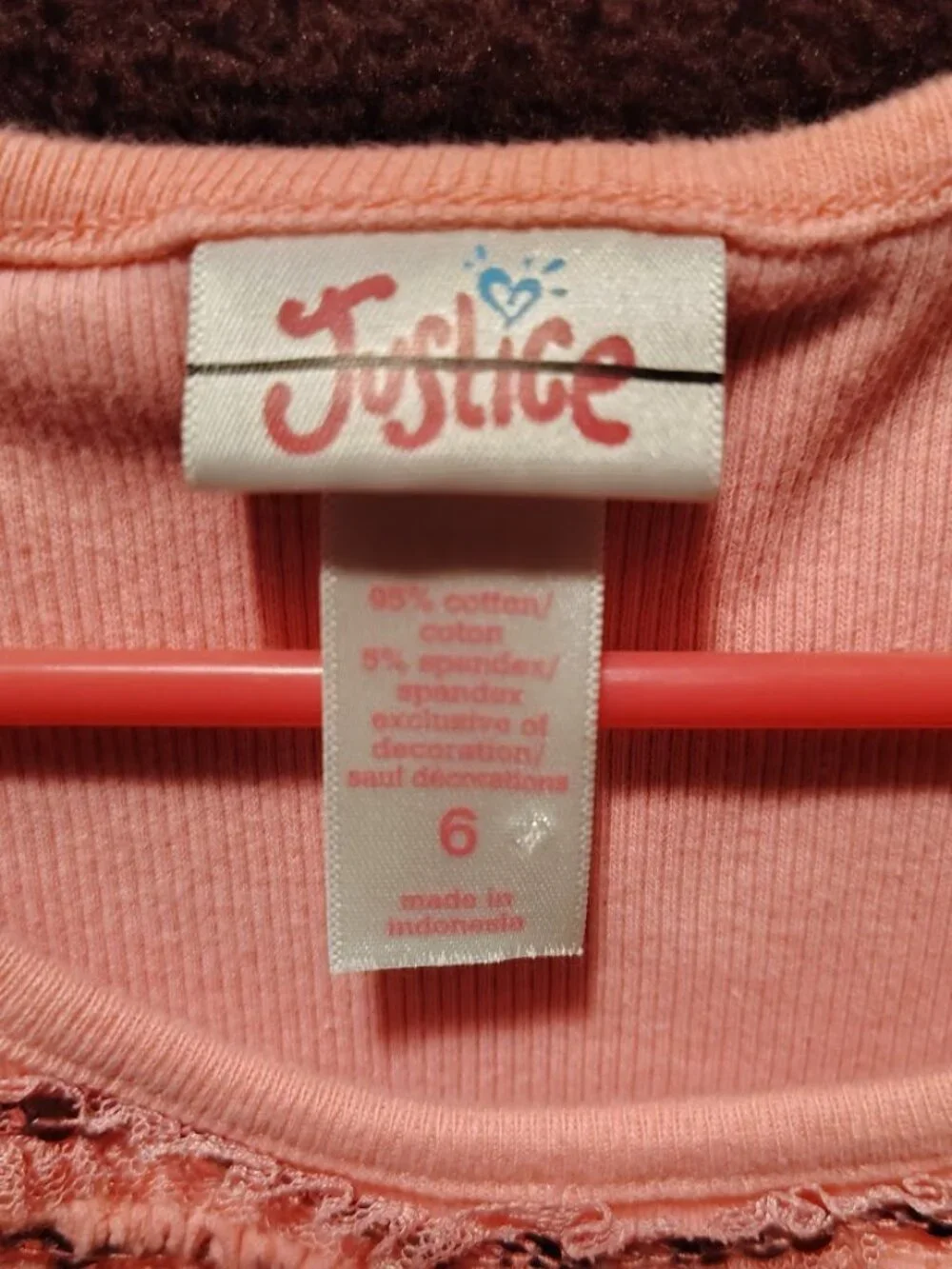 Girls 'Justice' Tank Top size 6